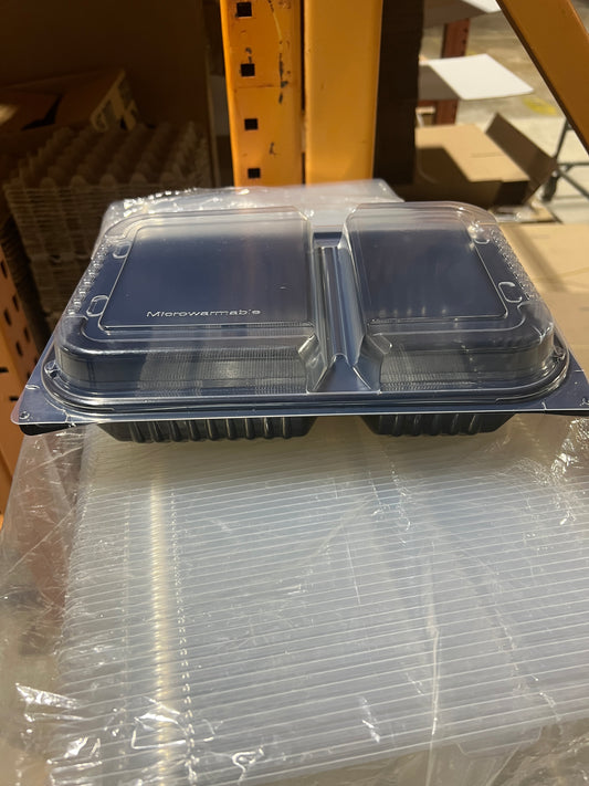 Dinner Box Hinged Container Solo 100ct